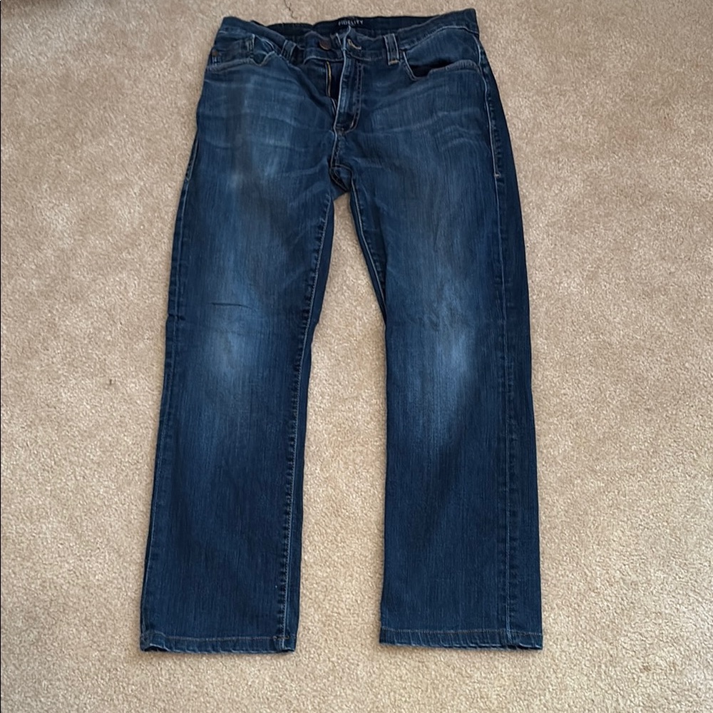 Fidelity Men's Relaxed Fit Indigo Jeans